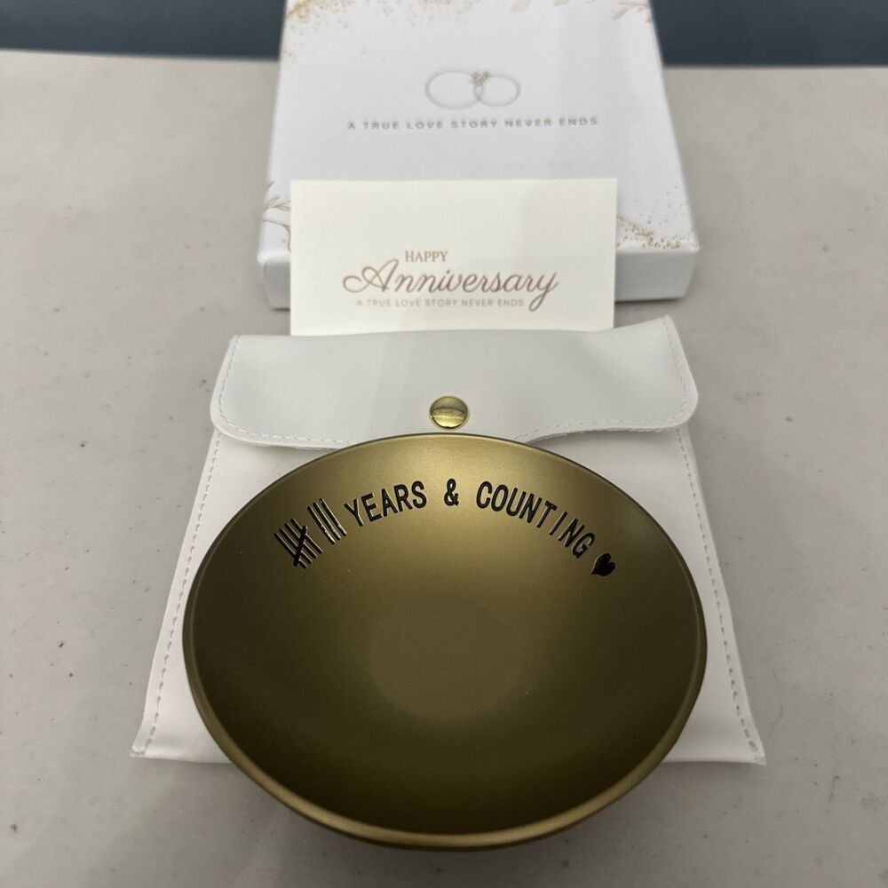 Bronze Gifts for Anniversary Jewelry Tray - Bronze Ring Holder Dish & Gift 19th